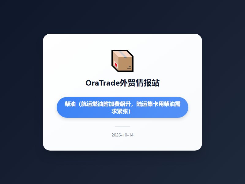 霍尔木兹海峡航运受阻IMF警告全球增速承压 中欧混动汽车贸易达成谅解 前三季度外贸数据发布今日外贸领域三大热点交织...